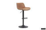 Barstoel 'Fenna' PU Cognac