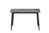 Tafel 'Kenzo' 120 cm Rechthoekig Steen Grijs