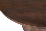 Tafel 'Tommy' 130 cm Rond Mango hout Bruin