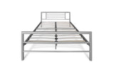 Bed 'Sandro' 160x200 met lattenbodem Grijs