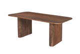 Tafel 'Jean' 200 cm Deens Ovaal Mango hout Lichtbruin