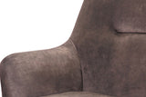 Stoel 'Modest' Draaibaar Fluweel Taupe