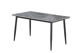 Tafel 'Kenzo' 140 cm Rechthoekig Steen Grijs