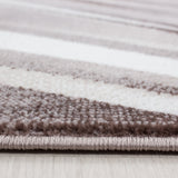 Parma Brown/Bruin Vloerkleed Laagpolig Tapijt