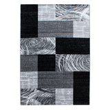 Parma Black/Zwart Vloerkleed Laagpolig Tapijt