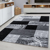 Parma Black/Zwart Vloerkleed Laagpolig Tapijt