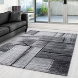 Parma Black/Zwart Vloerkleed Laagpolig Tapijt