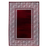 Parma Red/Rood Vloerkleed Laagpolig Tapijt