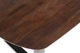 SALE - Tafel 'Tommy' 220x100 cm Deens Ovaal U-Poot Mango hout Bruin