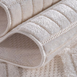 Doha 1652 Simply Crème Japandi Modern Design Vloerkleed Indoor/Outdoor Tapijt