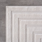 Doha 1653 Simply Crème Japandi Modern Design Vloerkleed Indoor/Outdoor Tapijt