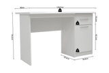 Bureau 'Milou' 1 lade 1 deur Wit