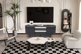 TV meubel 'Lagos' 160 cm Decor Donkerbruin
