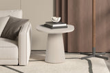Salontafel 'Tavira' 55 cm Ovaal Cement Beige