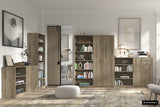 Boekenkast 'Space' 5 legplanken Sonoma