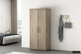 Kledingkast 'Mike' 2 deuren Sonoma