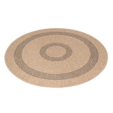Ronde Buitenkleed Beige Duurzaam