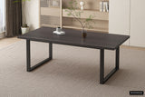 SALE - Tafel 'Alexander' 200 cm Decor Donkerbruin