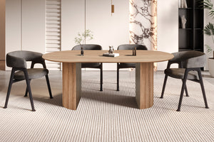 Tafel 'Lagos' 200 cm Ovaal Decor Oude eik