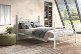 Bed 'Sacha' 140x200 met lattenbodem Wit