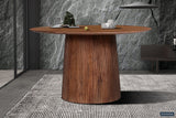 Tafel 'Miguel' 130 cm Rond Mango hout Lichtbruin
