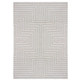 Dream 1111 Silver/Zilver Modern Vloerkleed Japandi Stijl Laagpolig Tapijt