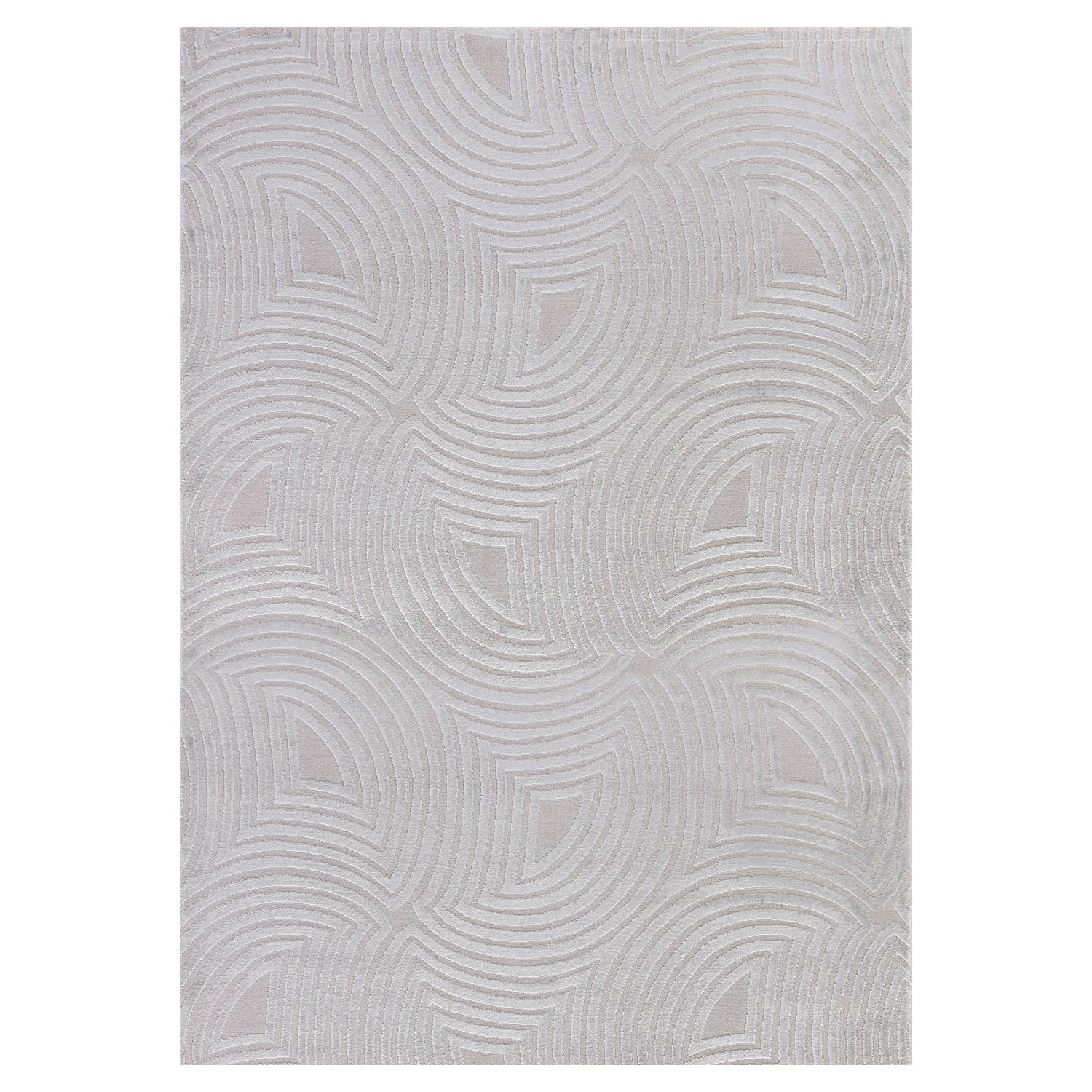 Dream 1113 Silver/Zilver Modern Vloerkleed Japandi Stijl Laagpolig Tapijt