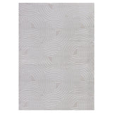 Dream 1113 Silver/Zilver Modern Vloerkleed Japandi Stijl Laagpolig Tapijt