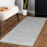 Dream 1113 Silver/Zilver Modern Vloerkleed Japandi Stijl Laagpolig Tapijt