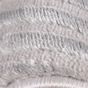 Dream 1113 Silver/Zilver Modern Vloerkleed Japandi Stijl Laagpolig Tapijt