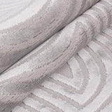 Dream 1113 Silver/Zilver Modern Vloerkleed Japandi Stijl Laagpolig Tapijt