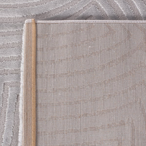 Dream 1113 Silver/Zilver Modern Vloerkleed Japandi Stijl Laagpolig Tapijt