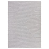 Dream 1115 Silver/Zilver Modern Vloerkleed Japandi Stijl Laagpolig Tapijt