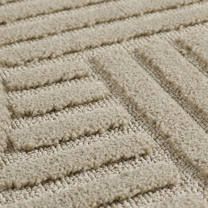 Art 1121 Beige Scandinavisch Japandi Vloerkleed Binnen/Buiten Tapijt