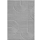 Art 1121 Grijs Scandinavisch Japandi Vloerkleed Binnen/Buiten Tapijt