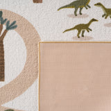 Achterkant kindervloerkleed COCO crème – latex antislip rug