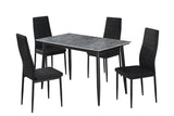 Tafel 'Kenzo' 120 cm Rechthoekig Steen Grijs