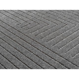Japandi Vloerkleed Geometrisch Grijs