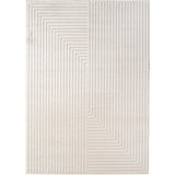 Japandi Vloerkleed Geometrisch Crème