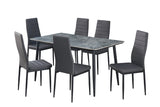 Tafel 'Kenzo' 140 cm Rechthoekig Steen Grijs
