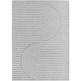 Desert Gray/Grijs Geweven Japandi Vloerkleed Indoor/Outdoor Tapijt Tuinkleed