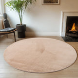 Beige Rund Vloerkleden