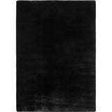 Velvet Fluffy Zachte vloerkleed zwart