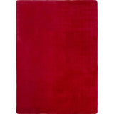 Velvet Fluffy Zachte vloerkleed Rood