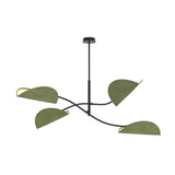 Plafondlamp LOTUS Groen – 4-Lichts Design Lamp