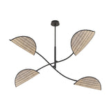 Plafondlamp LOTUS Naturel – 4-Lichts Design Lamp