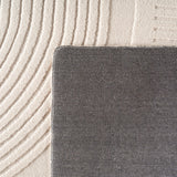 Japandi 3D Laagpolig vloerkleed Creme voor de Luxe look