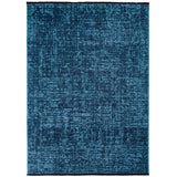 Wasbaar Vloerkleed Effenkleur Antislip Blauw