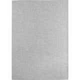 Geweven vloerkleed effenkleur grijs duurzaam binnen en buitenshuis