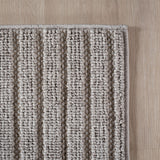 Geweven Vloerkleed Helix Grijs - Abstract Golvend Design